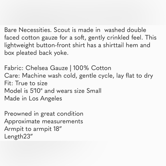 Xirena Scout Gauze Shirt in Cisco Fog - Picture 9 of 9